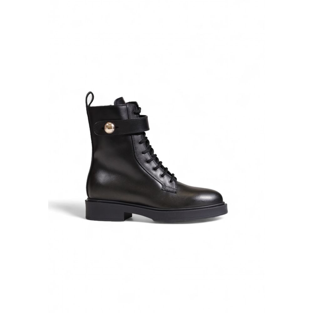 Furla Schwarzes Leder Boot