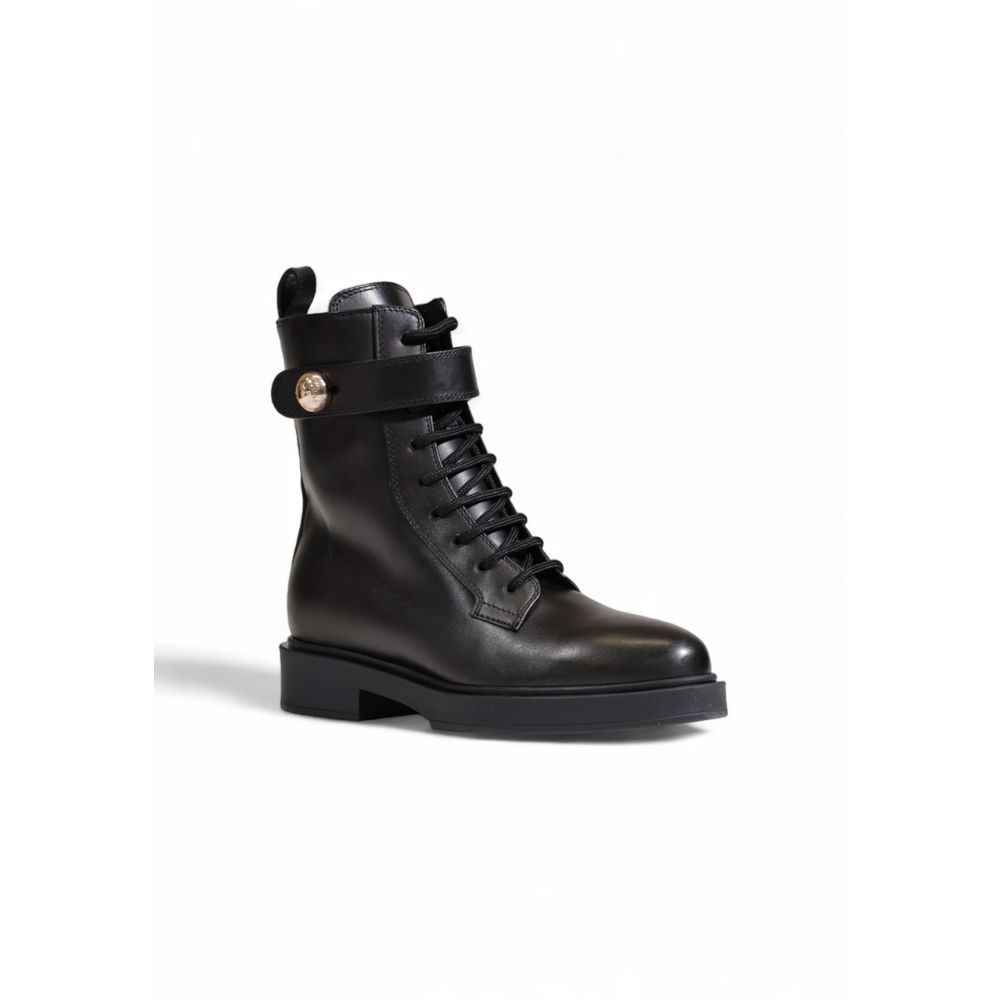 Furla Schwarzes Leder Boot