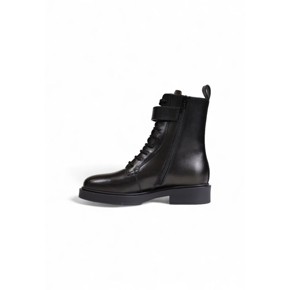 Furla Schwarzes Leder Boot