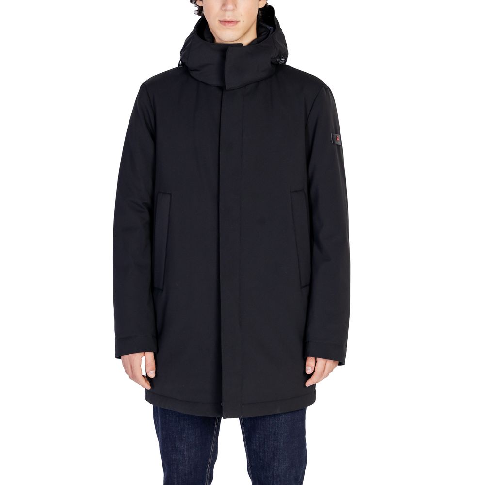 Peuterey Schwarze Polyesterjacken & Mantel