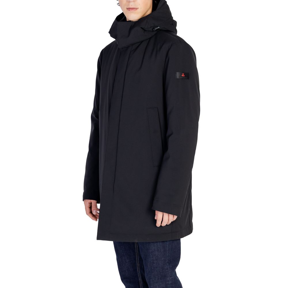 Peuterey Schwarze Polyesterjacken & Mantel