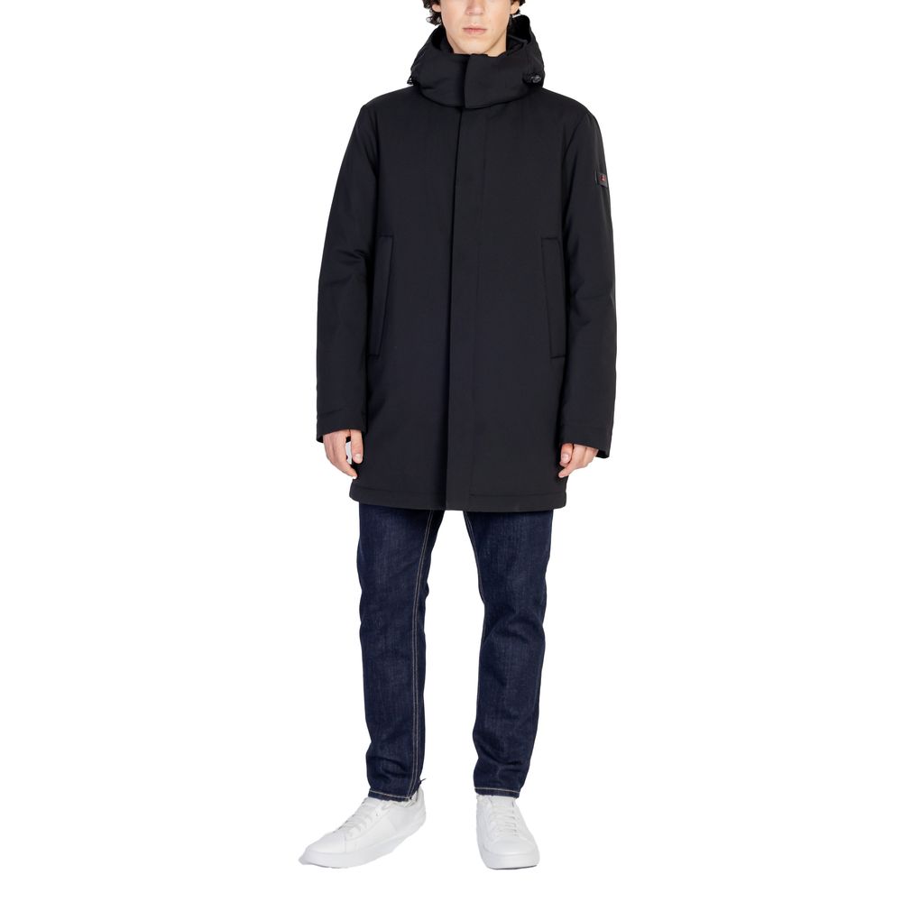 Peuterey Schwarze Polyesterjacken & Mantel