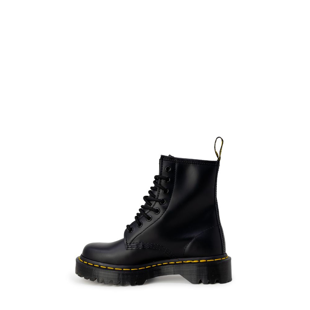Dr. Martens Schwarzes Leder Boot