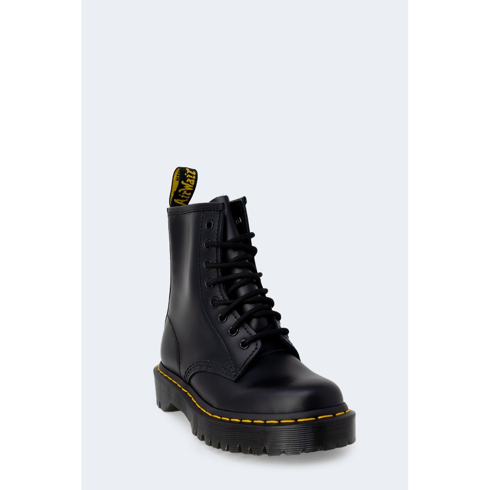Dr. Martens Schwarzes Leder Boot