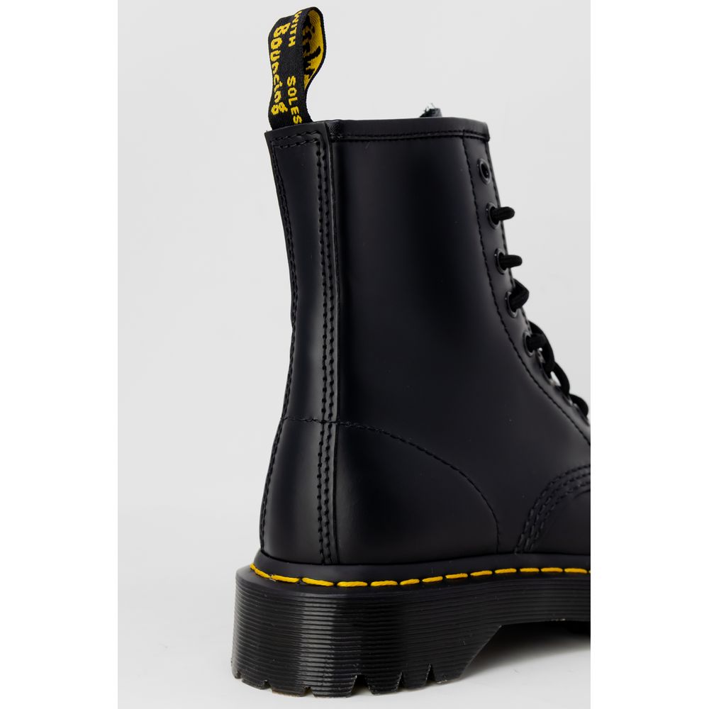 Dr. Martens Schwarzes Leder Boot