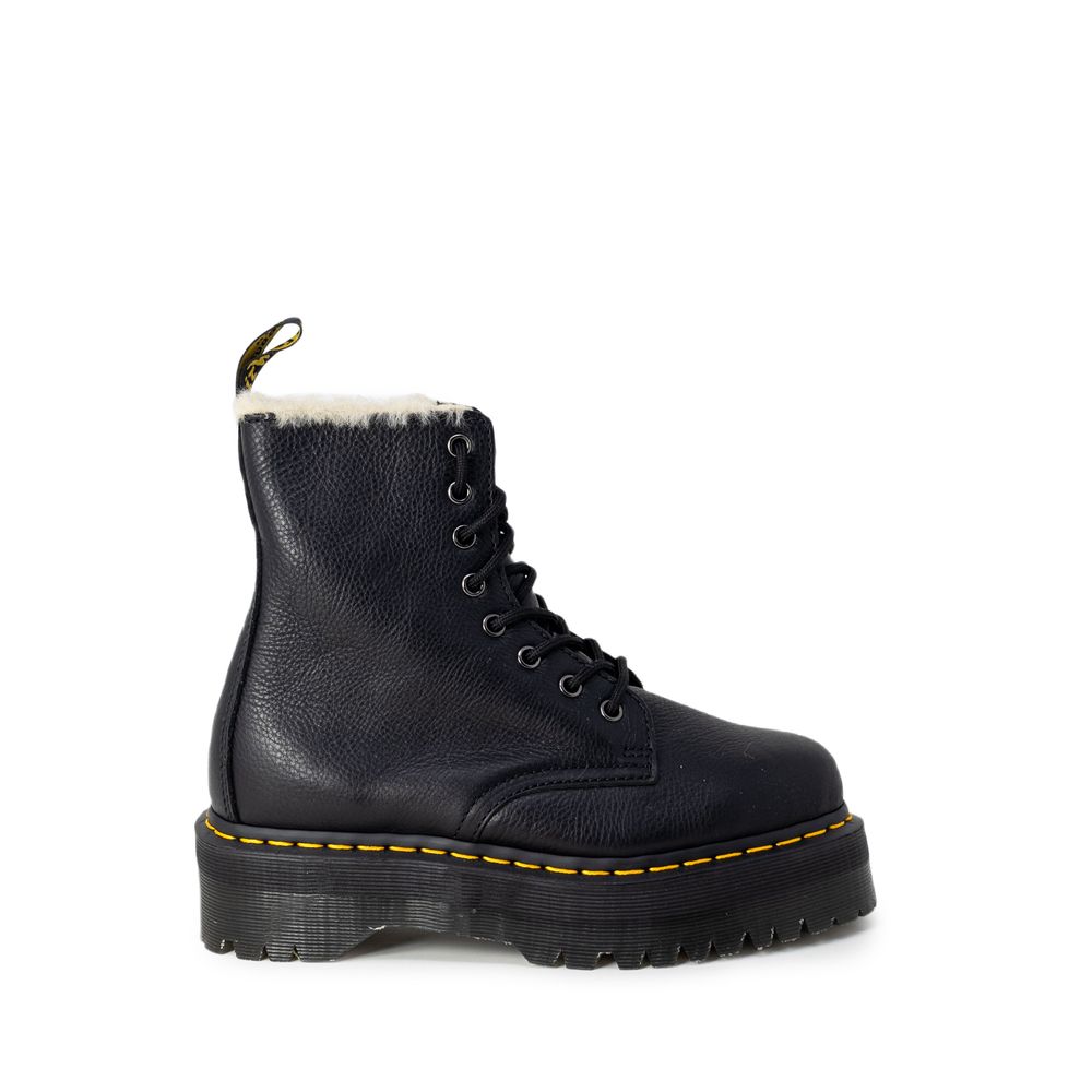 Dr. Martens Schwarzes Leder Boot