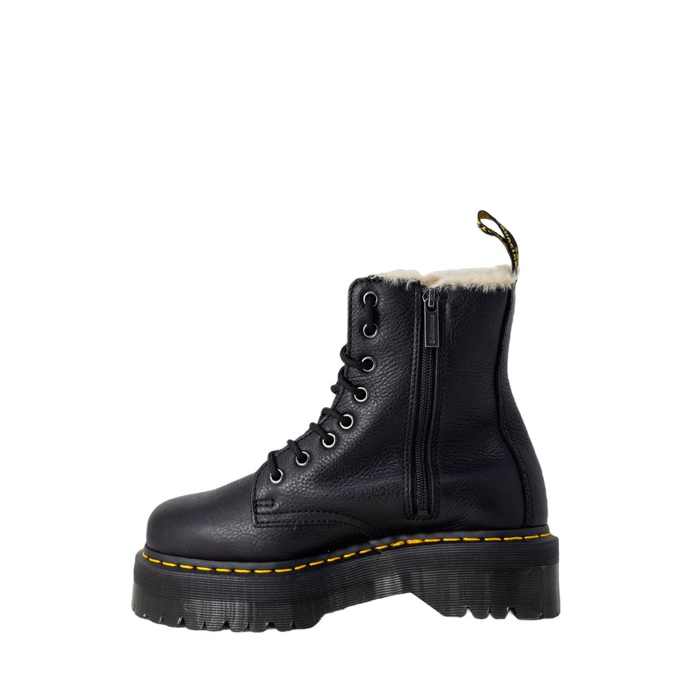 Dr. Martens Schwarzes Leder Boot