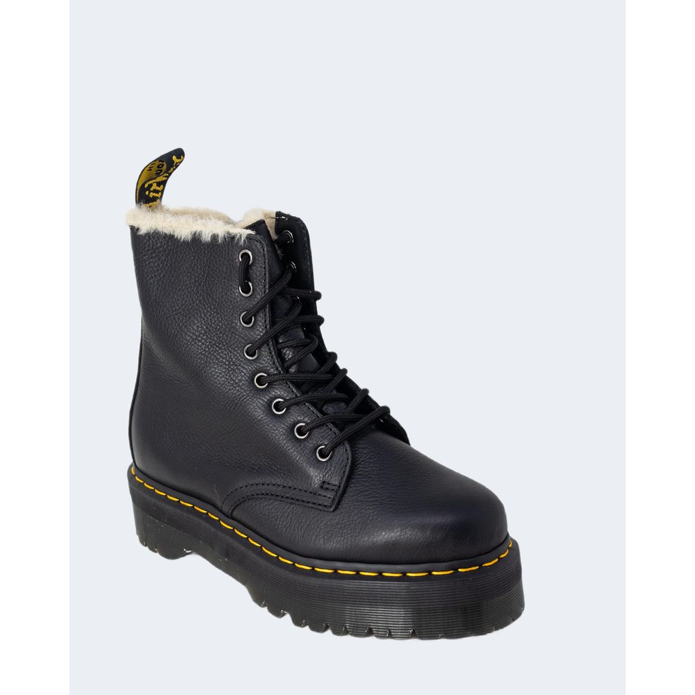 Dr. Martens Schwarzes Leder Boot