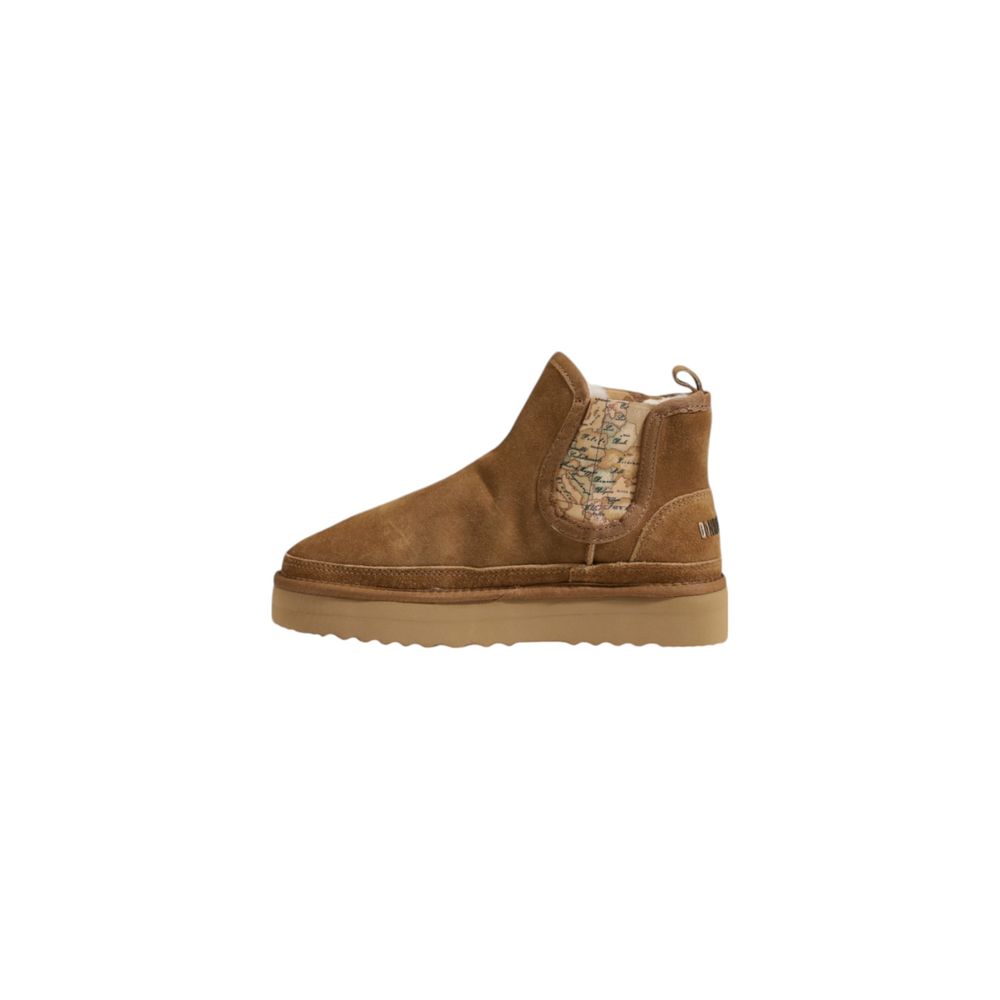Alviero Martini Prima Classe Beige Leder Ankle