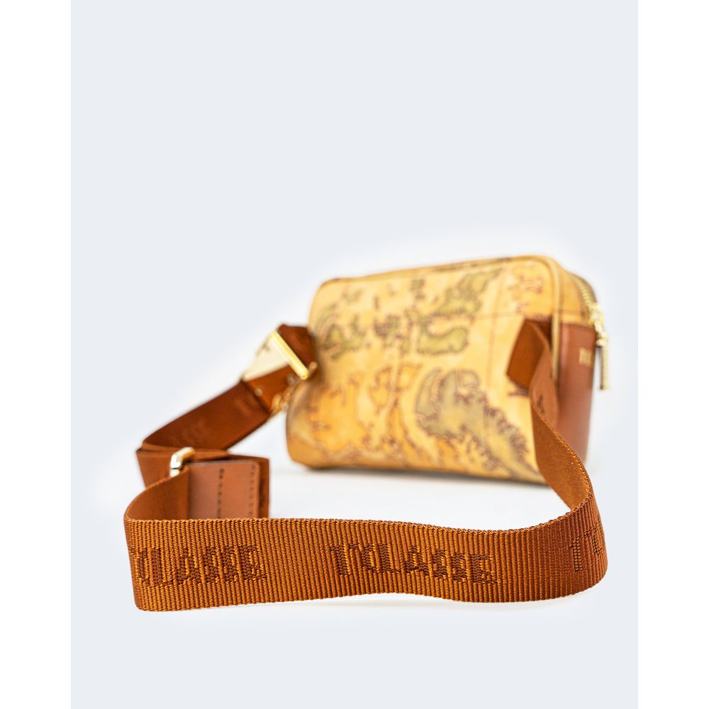 Alviero Martini Prima Classe Beige Ledergürtelbeutel