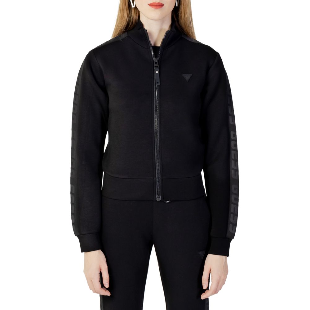 Guess Active Schwarzes Viskose -Sweatshirt