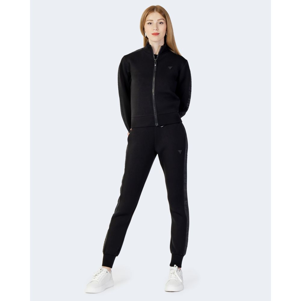 Guess Active Schwarzes Viskose -Sweatshirt