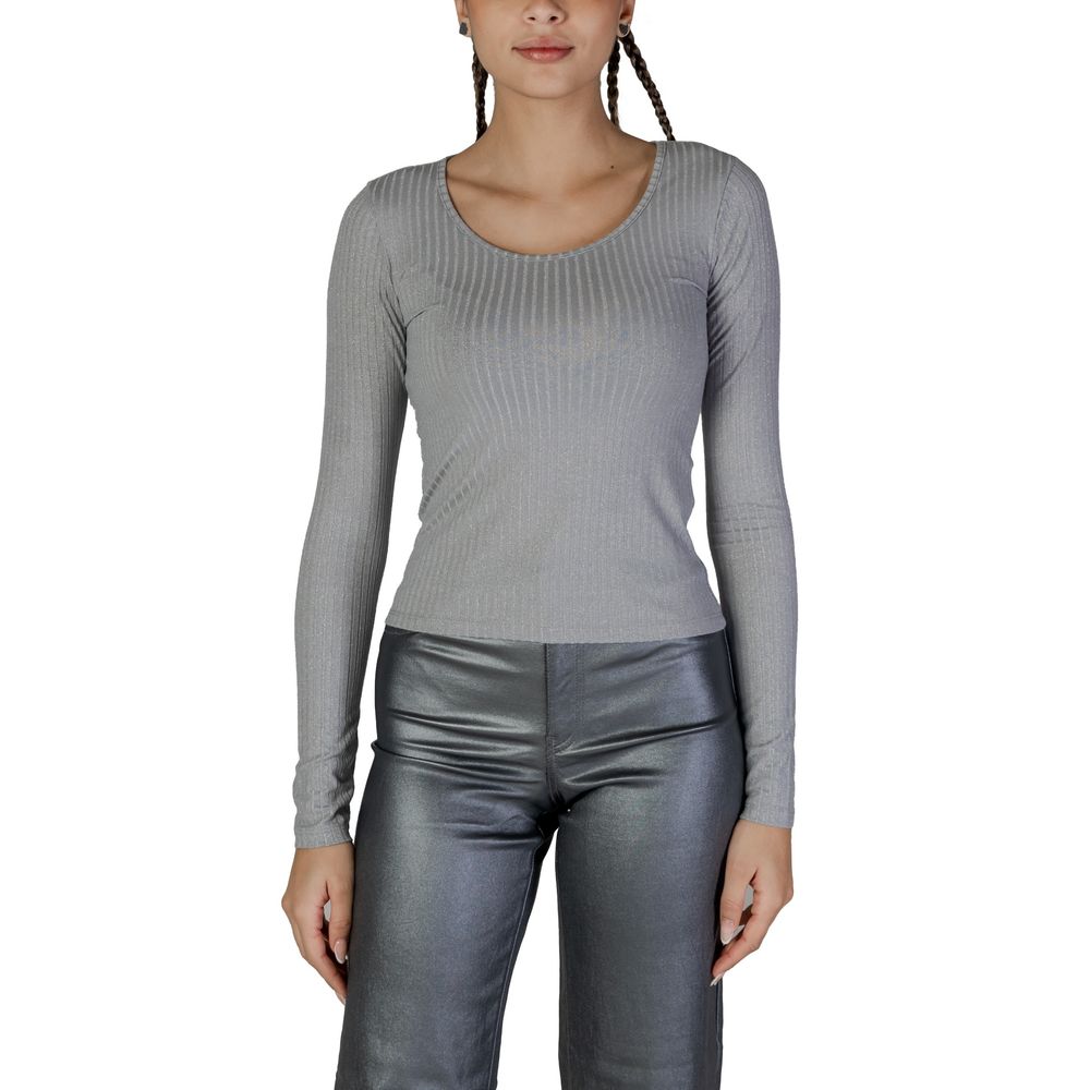Vero Moda Silber recycelte Polyester lang Sleeve