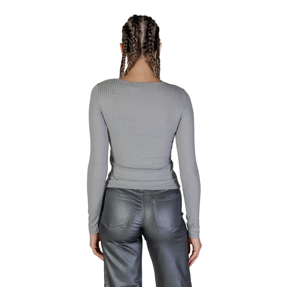 Vero Moda Silber recycelte Polyester lang Sleeve