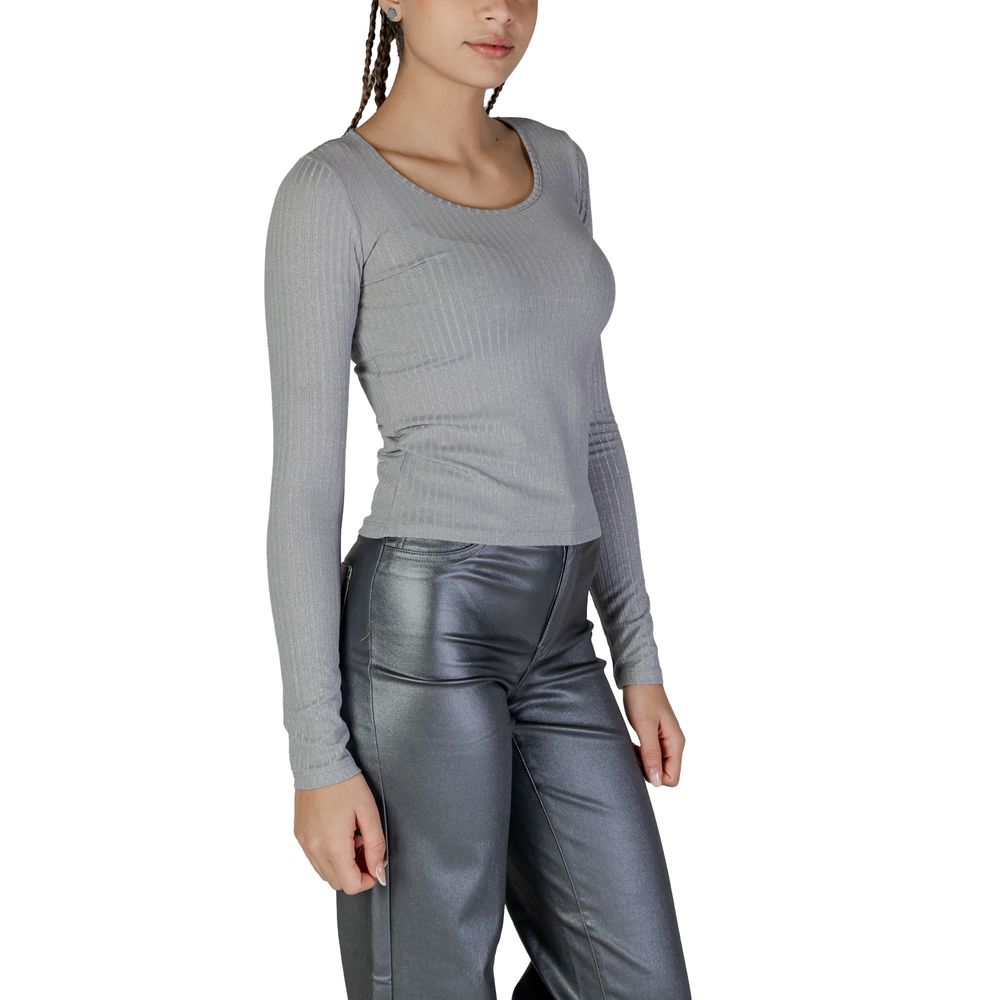 Vero Moda Silber recycelte Polyester lang Sleeve