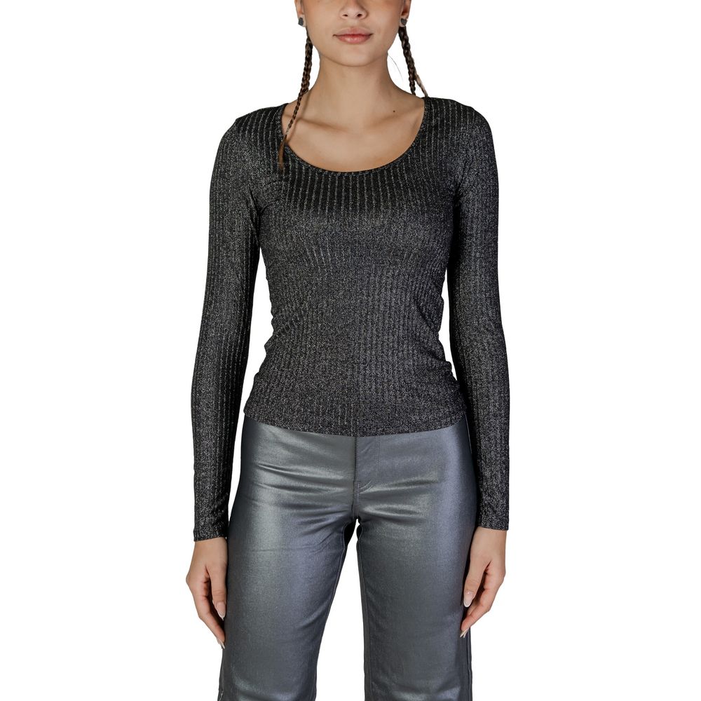 Vero Moda Schwarz recycelte Polyester lang Sleeve