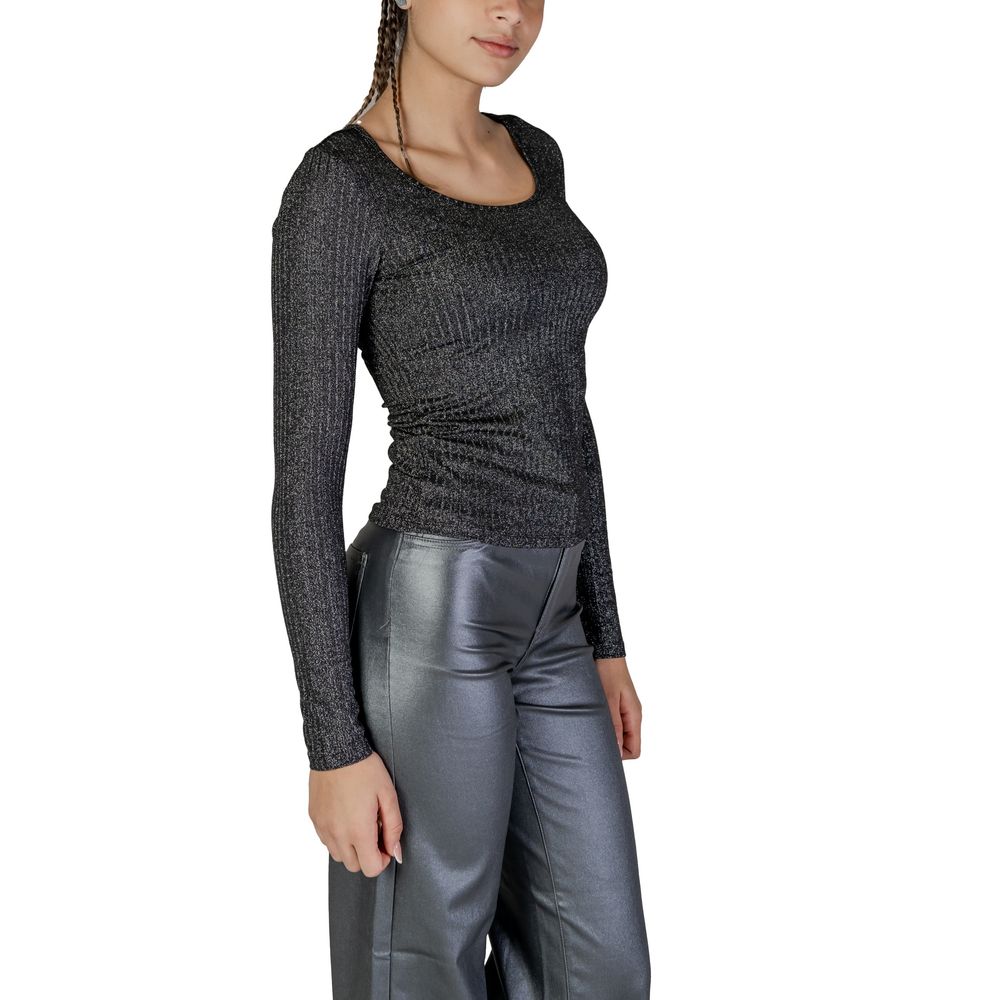 Vero Moda Schwarz recycelte Polyester lang Sleeve
