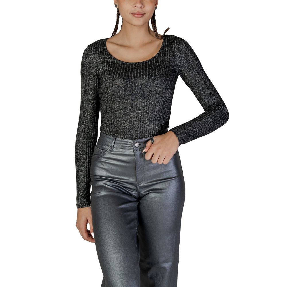 Vero Moda Schwarz recycelte Polyester lang Sleeve