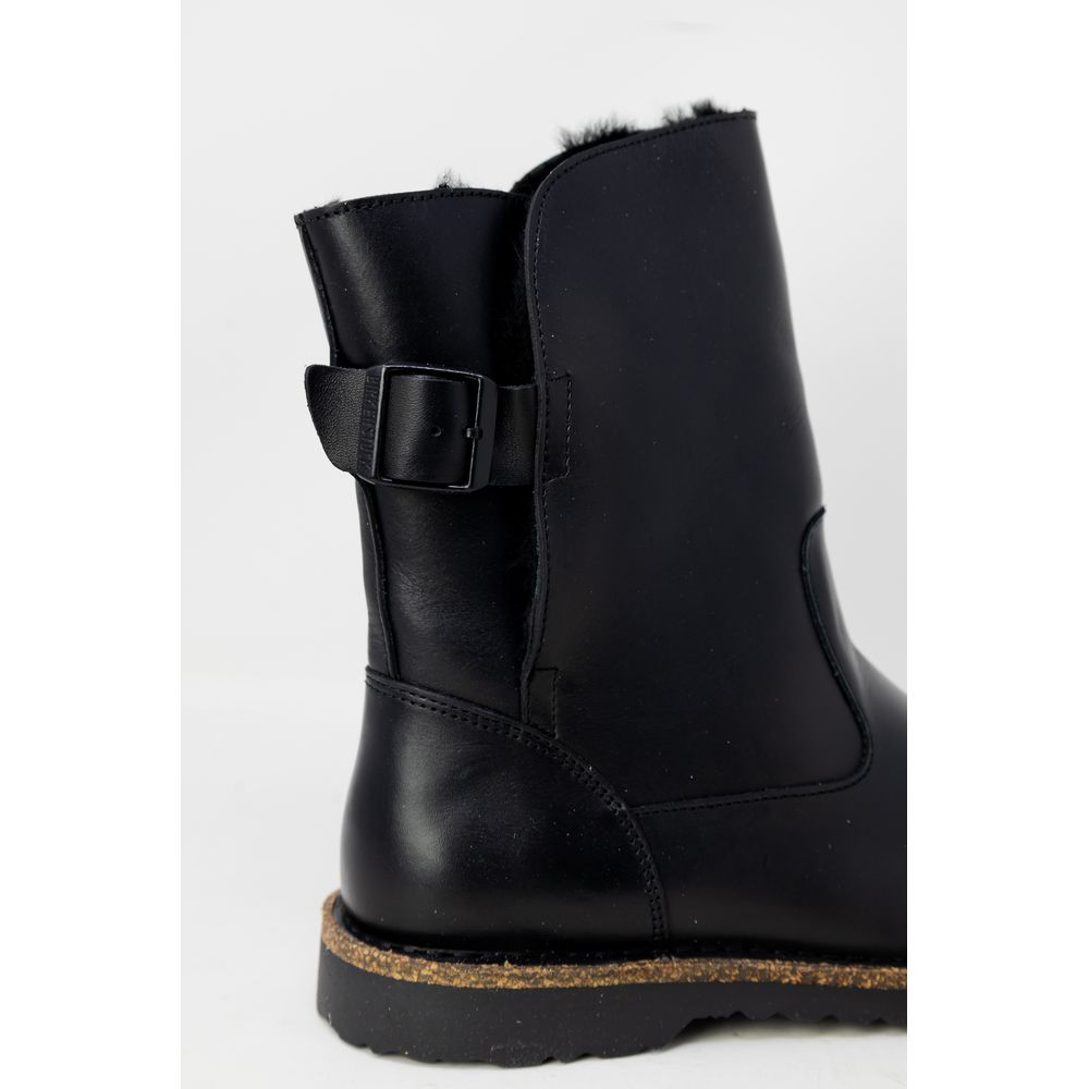 Birkenstock Schwarzes Leder Ankle