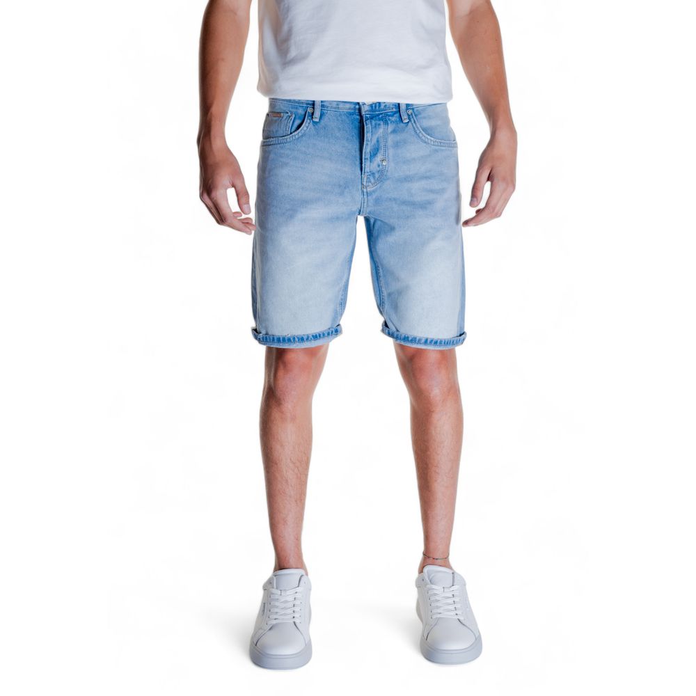 Antony Morato Hellblau Baumwollbermuda