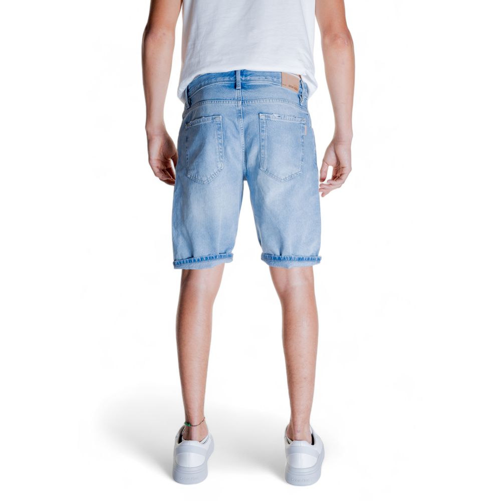 Antony Morato Hellblau Baumwollbermuda