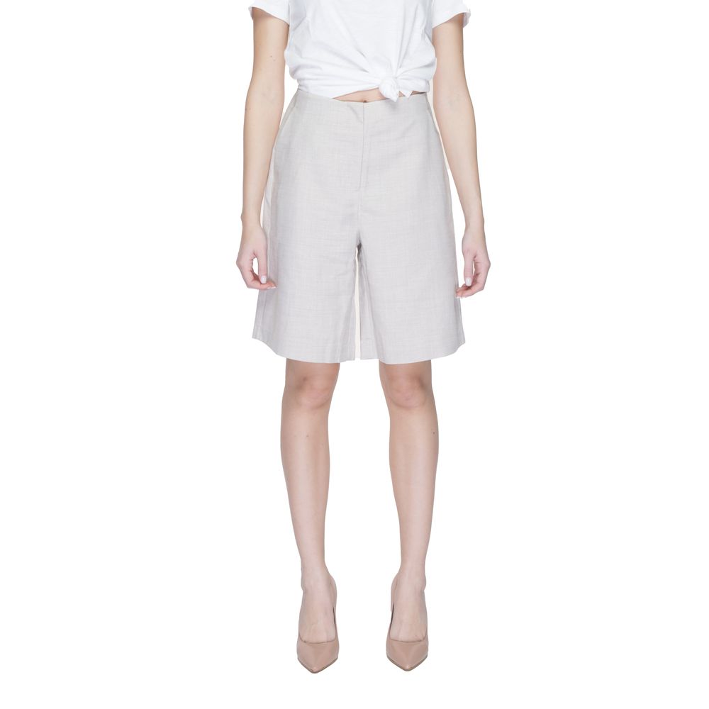 Vero Moda Graue Polyester Bermuda