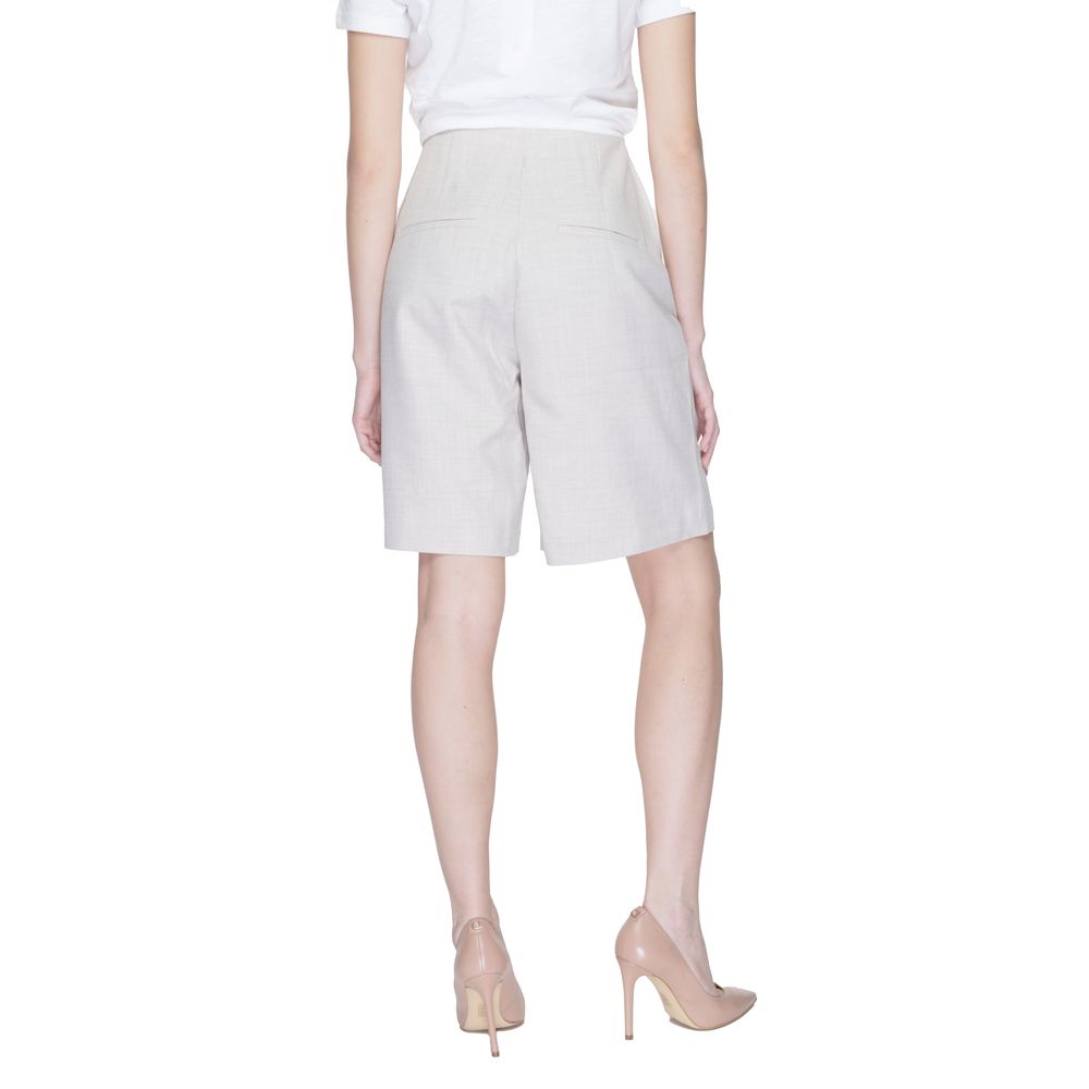 Vero Moda Graue Polyester Bermuda