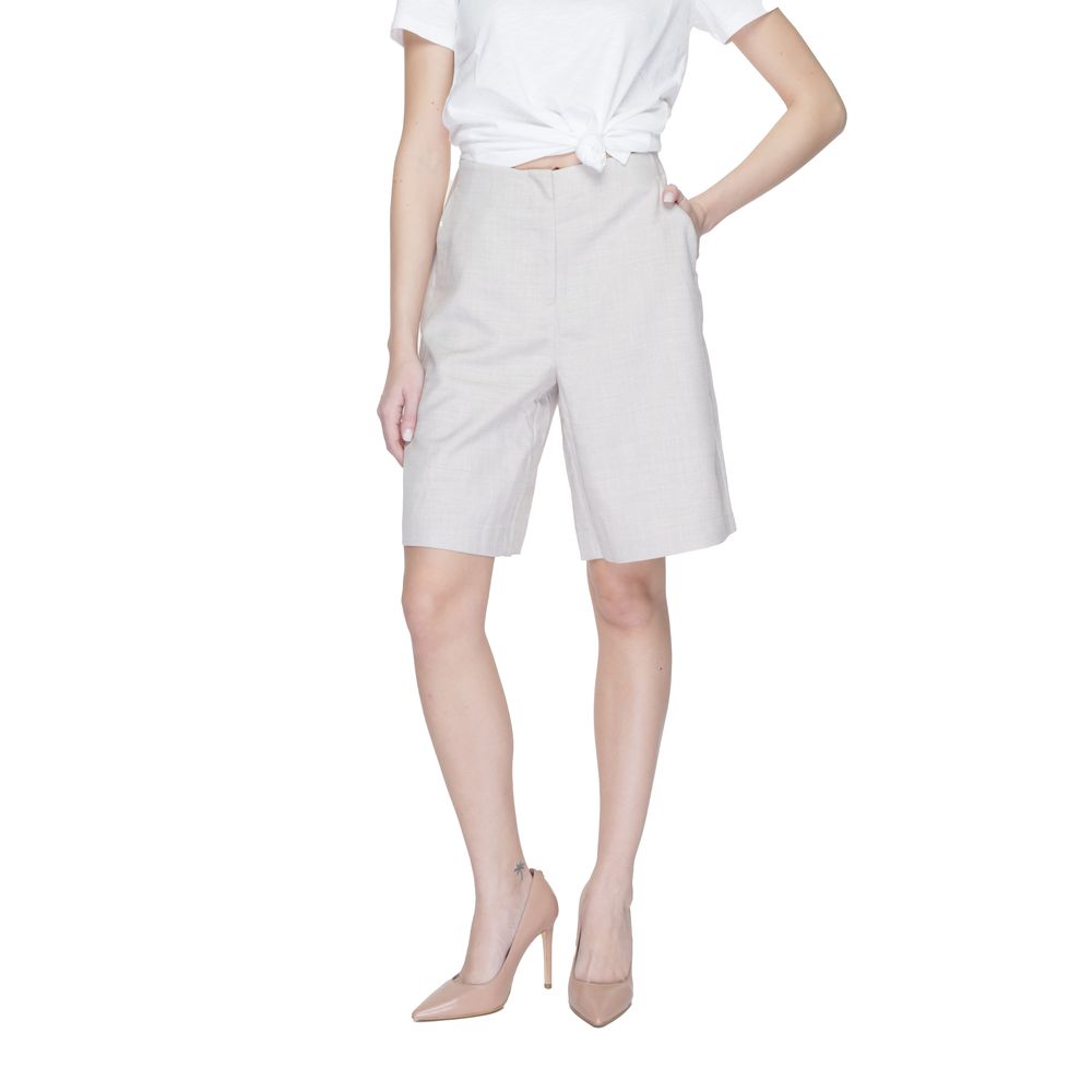 Vero Moda Graue Polyester Bermuda