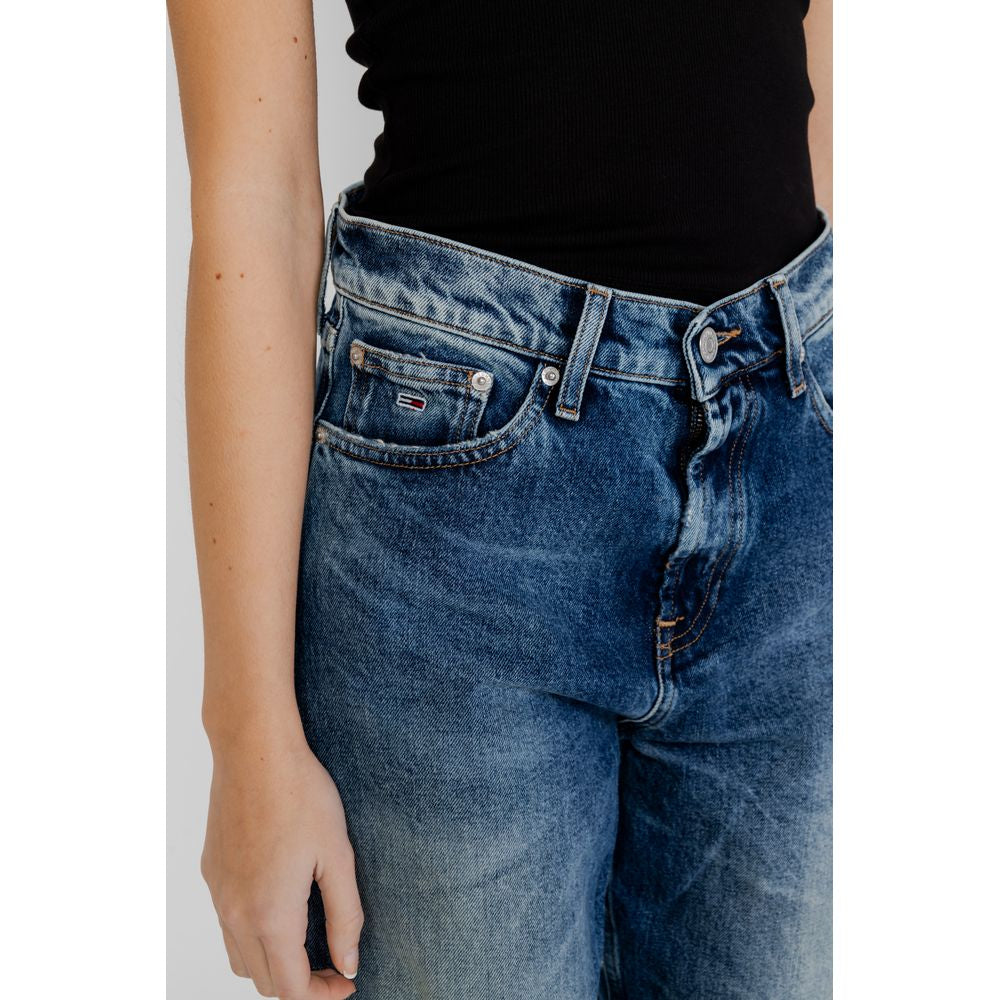 Tommy Hilfiger Jeans Blau recycelte Baumwollmutter Jean