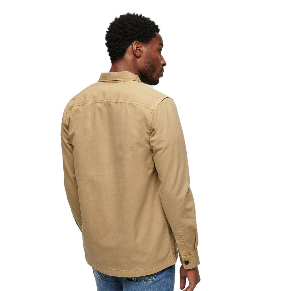 Superdry Beige Baumwollhemd