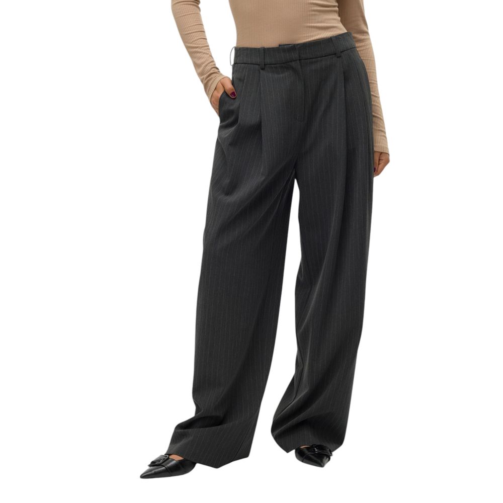 Vero Moda Graues Polyester hose
