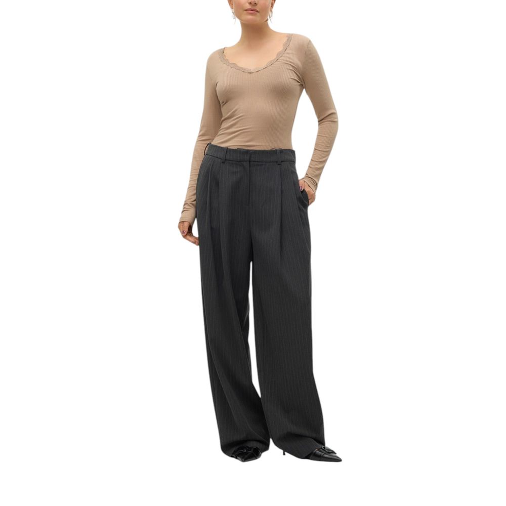 Vero Moda Graues Polyester hose