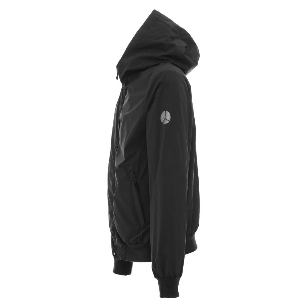 People Of Shibuya Schwarze Polyesterjacke