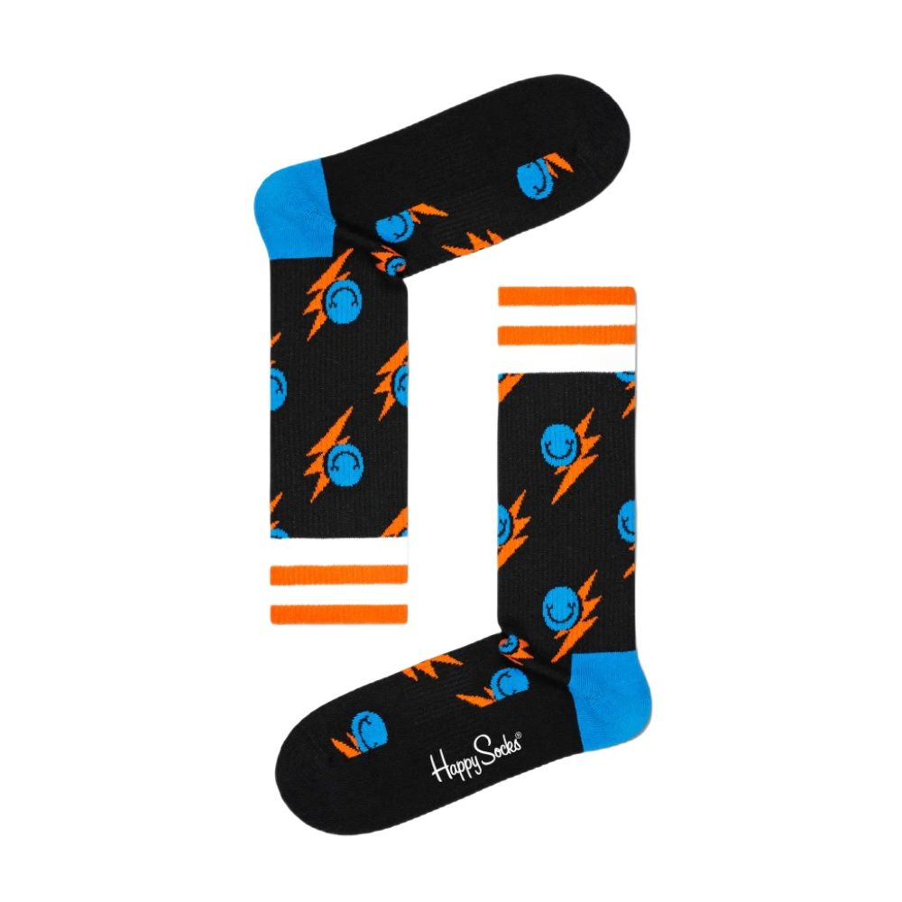 Happy Socks Schwarze Baumwollsocke