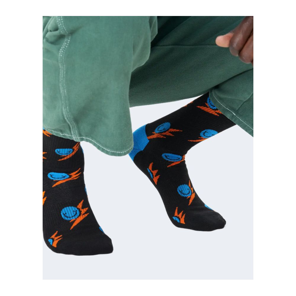Happy Socks Schwarze Baumwollsocke