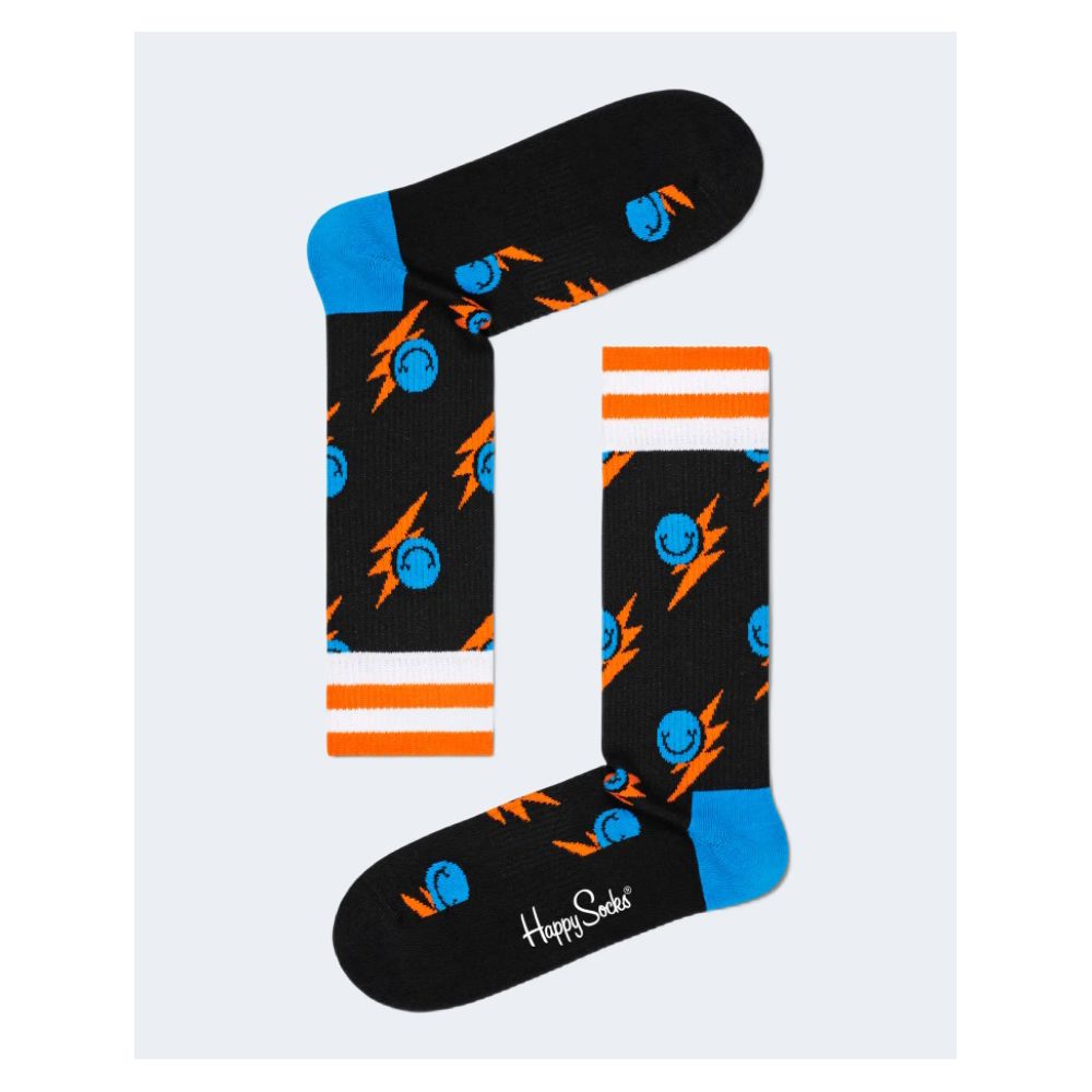 Happy Socks Schwarze Baumwollsocke