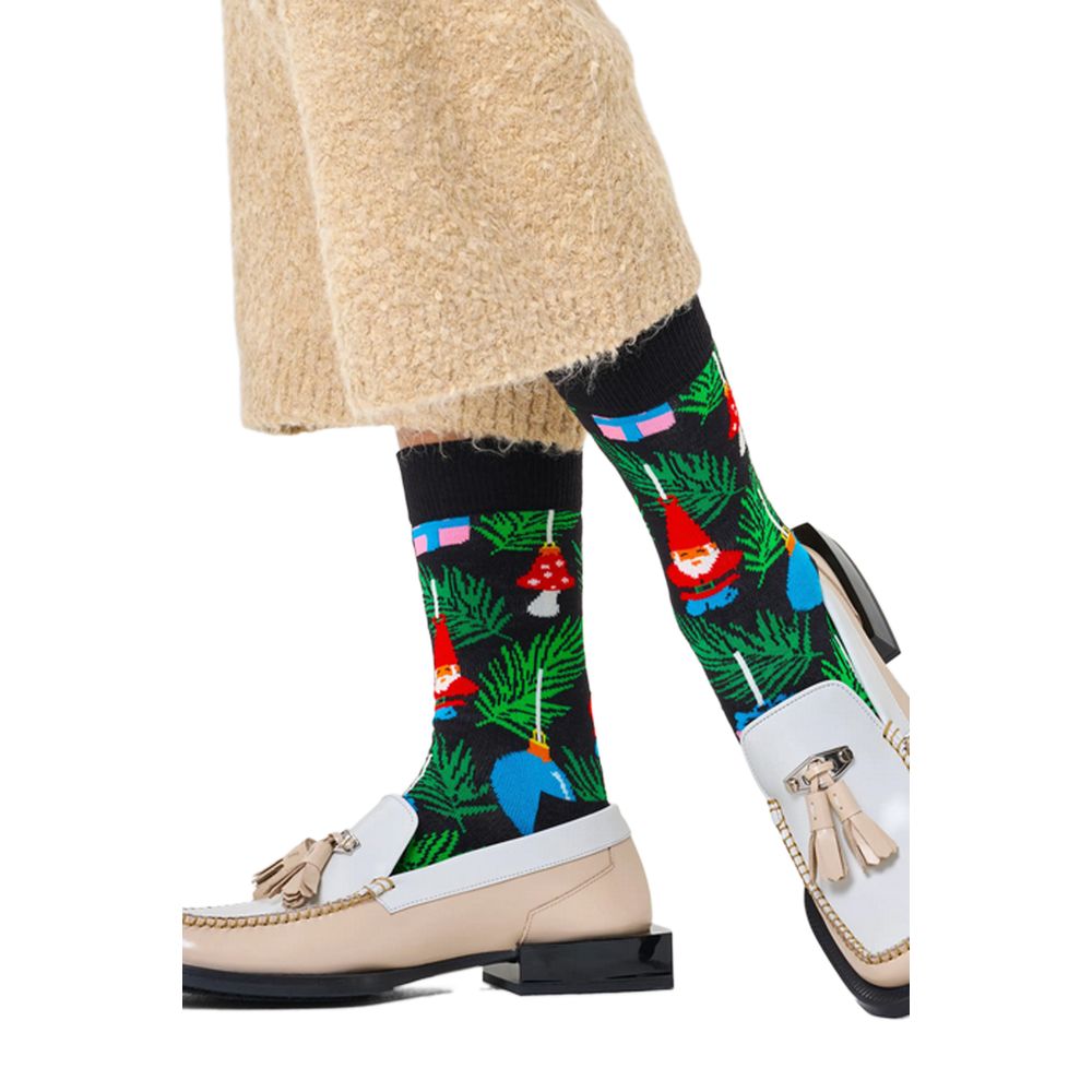 Happy Socks Schwarze Baumwollsocke
