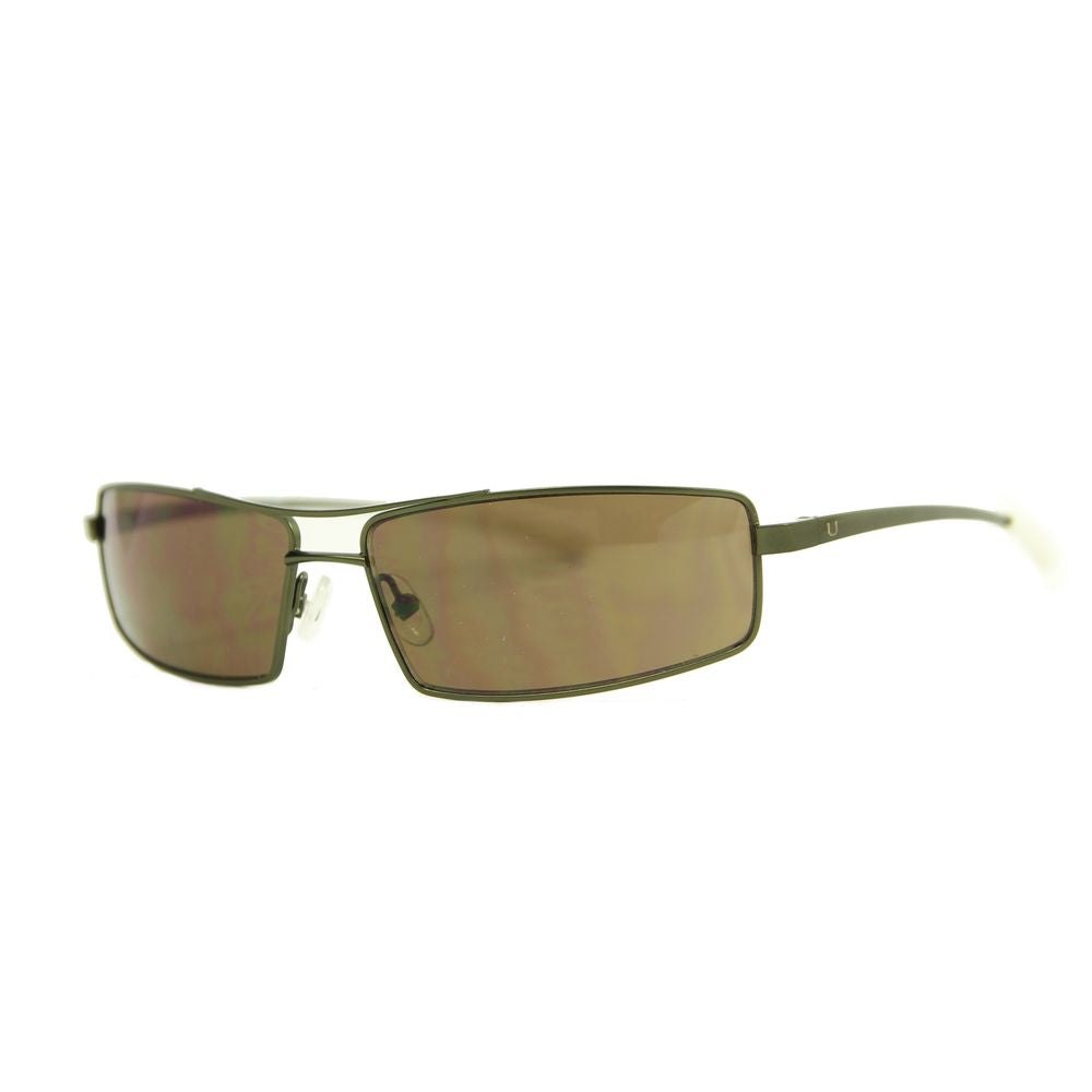 Adolfo Dominguez Grüne Metall -Sonnenbrille