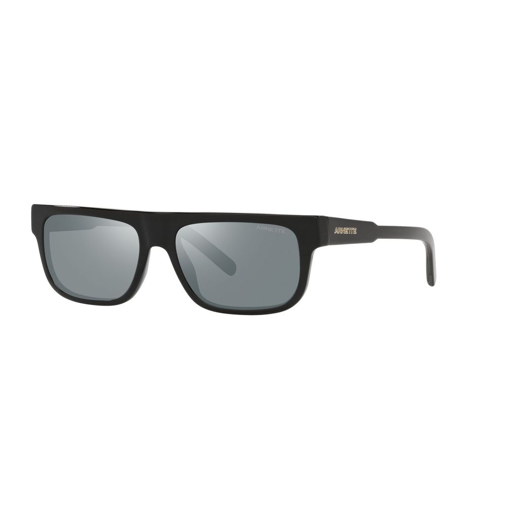 Arnette Schwarze Acetat -Sonnenbrille