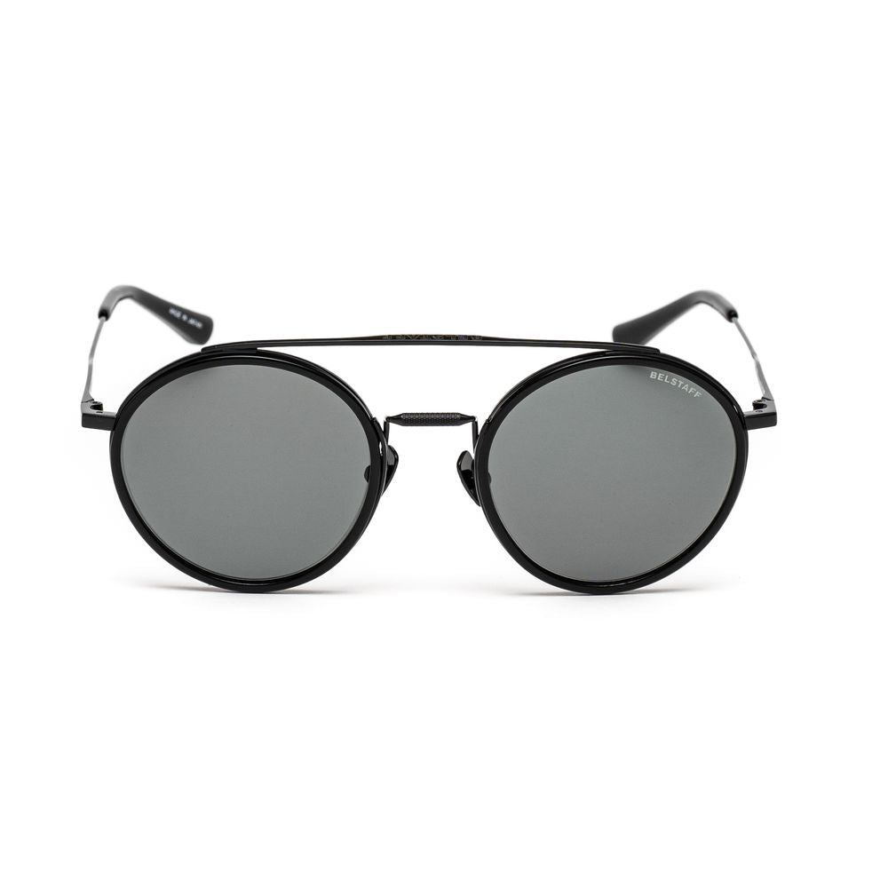 Belstaff Schwarze Titan -Sonnenbrille
