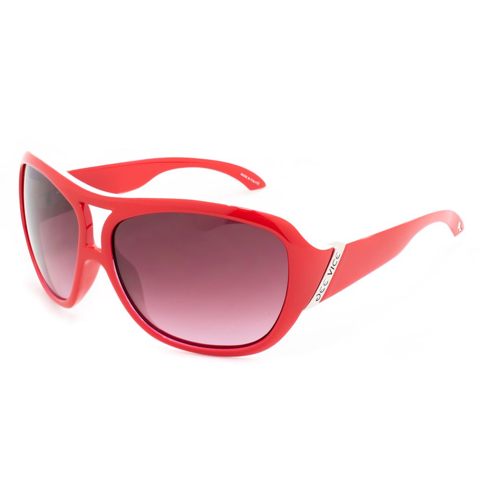 Jee Vice Rote Acetat -Sonnenbrille