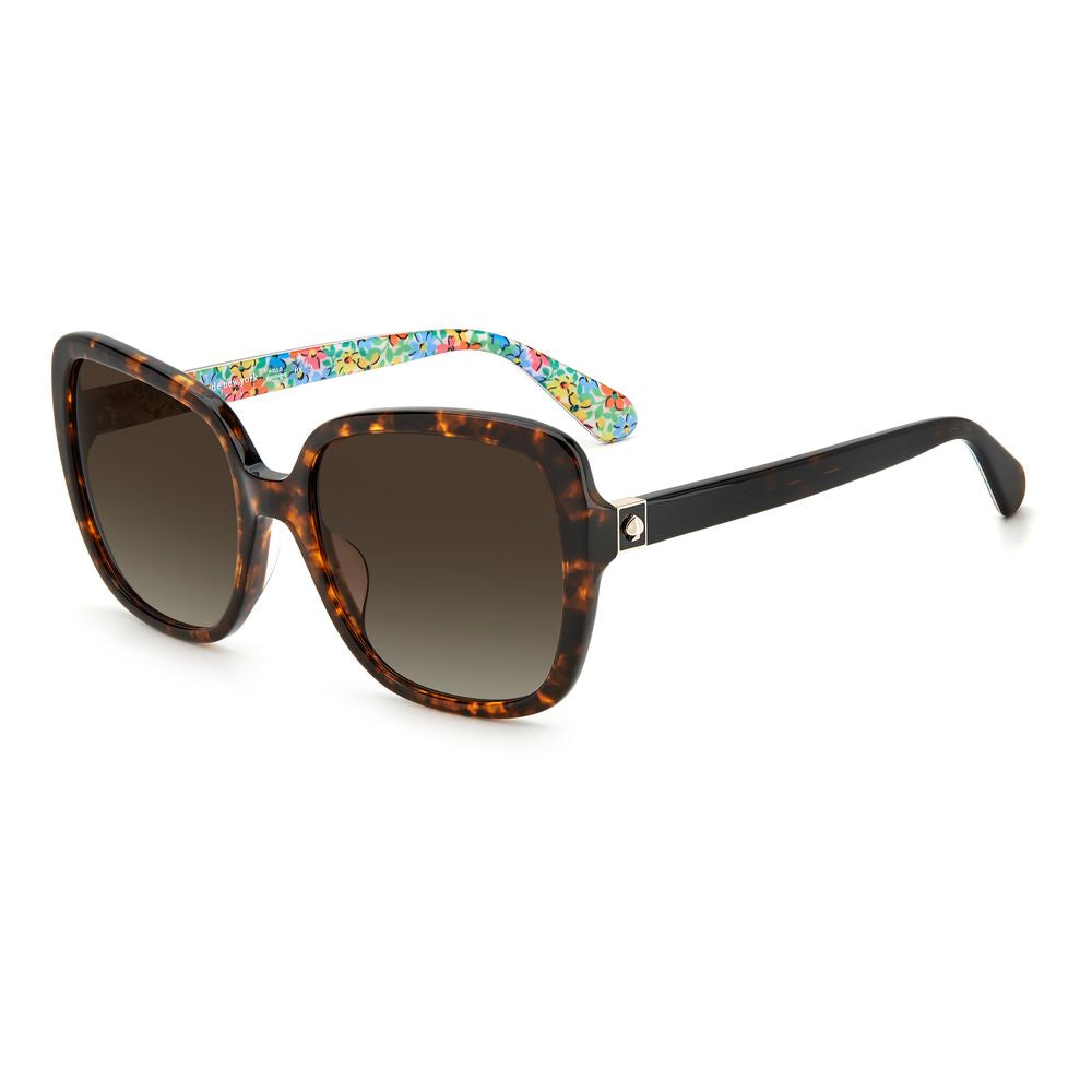 Kate Spade Braune Acetat -Sonnenbrille