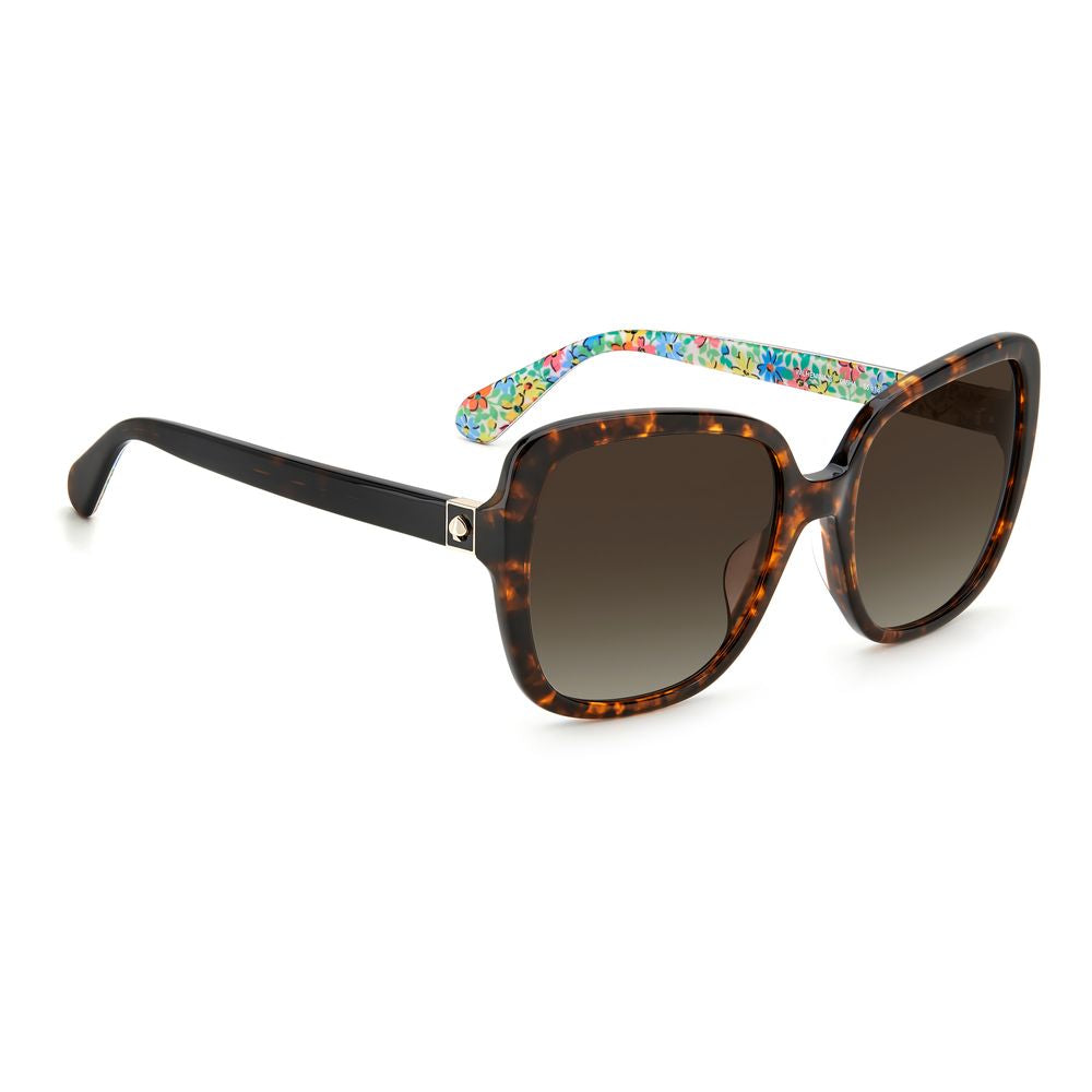Kate Spade Braune Acetat -Sonnenbrille