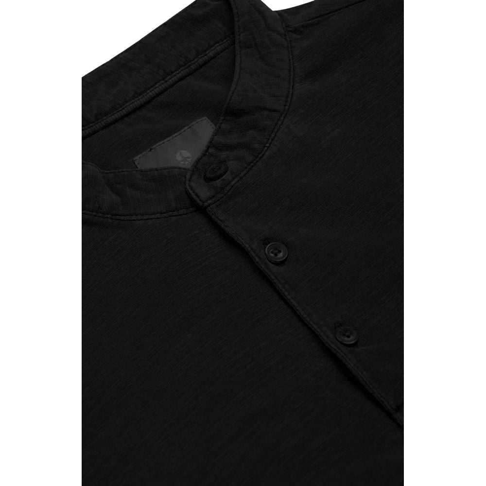 AT.P.CO Schwarzes Baumwoll-T-Shirt