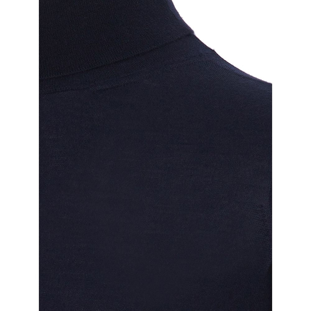 Colombo Blauer Kaschmir Turtleneck