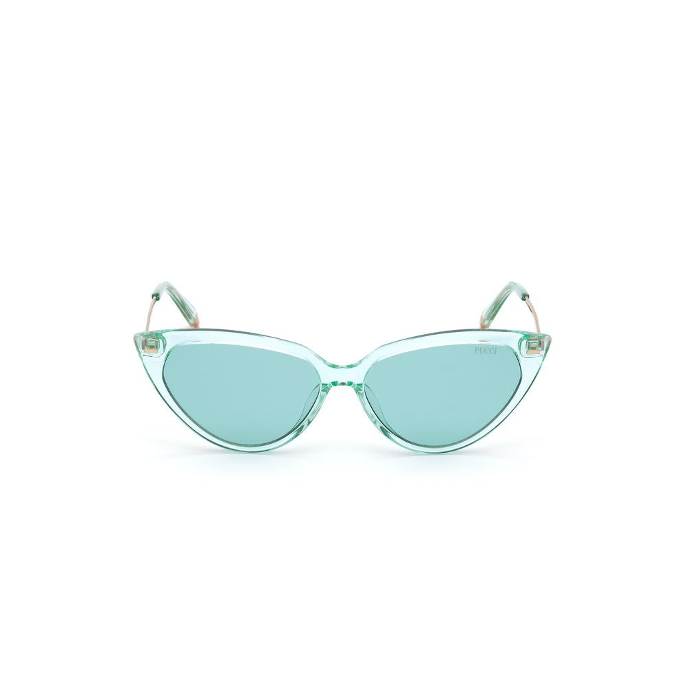 Emilio Pucci Braune Acetat -Sonnenbrille
