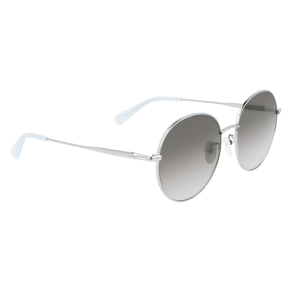 Longchamp Blaue Metall -Sonnenbrille