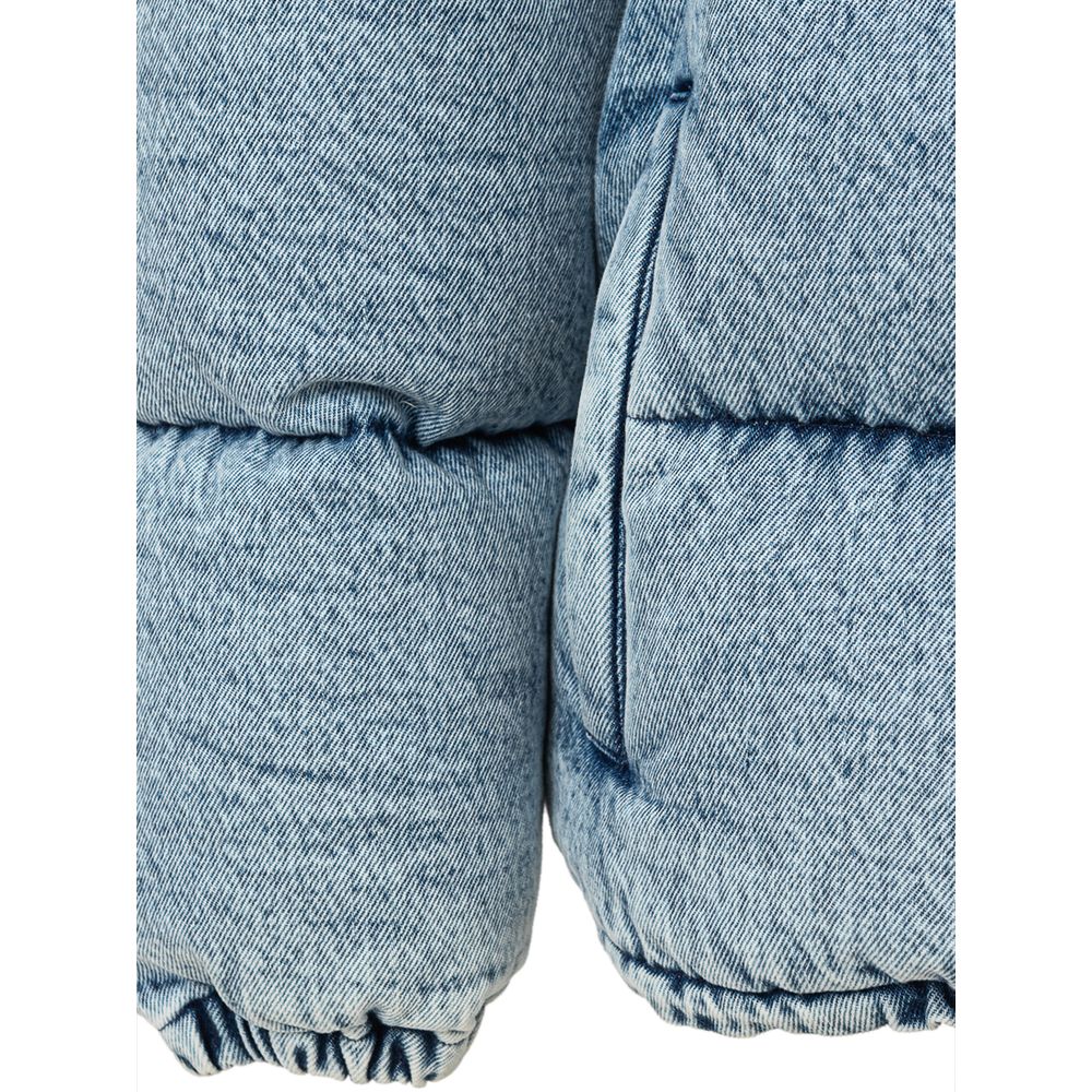 Miu Miu Blaue Polyesterjacken & Mantel