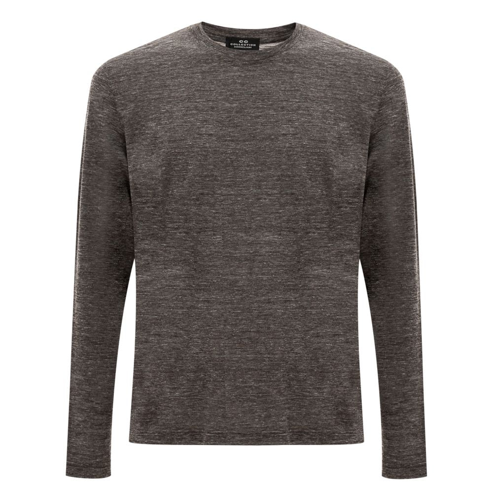 Corneliani Graues Woll-T-Shirt
