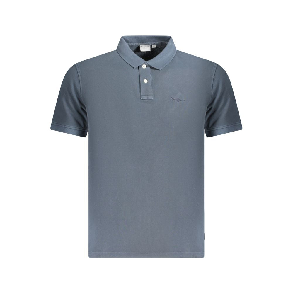 Pepe Jeans Blaues Baumwollpolo -Hemd